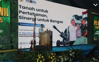 Wamen Ossy Ajak TNI AD Perkuat Sinergi untuk Menjaga Tanah Negara