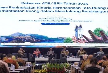 Menteri Nusron Wahid Buka Rakernas 2025