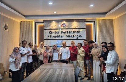 Perkuat Sinergi, Kantah ATR/BPN Merangin MoU Dengan UM