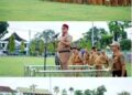 Asisten ll Setda Batang Hari H. Isah, S.Sos., M.Ag Pimpin Apel Gabungan