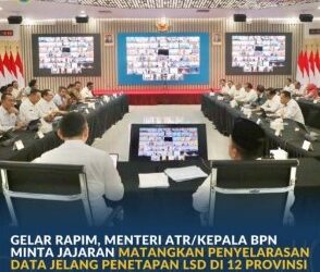 Menteri ATR/BPN Gelar Rapim