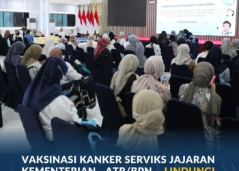Vaksinasi Kanker Serviks Jajaran Kementerian ATR/BPN