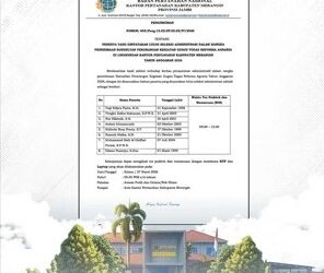 Informasi Pengumuman Hasil Seleksi Adminstrasi