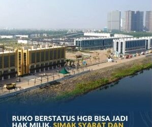 Ruko Berstatus HGB Bisa Jadi Hak Milik, Simak Syarat dan Ketentuannya