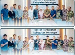 Kunjungan Kerja Anggota Komisi I DPRD Provinsi Bengkulu ke Kantah Kabupaten Merangin