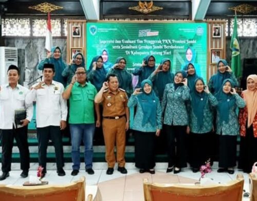 Ketua TP-PKK Batang Hari Zulva Fadhil, Turut Dampingi Ketua TP-PKK Provinsi Jambi Ny. Hj.Hesnidar Haris, SE