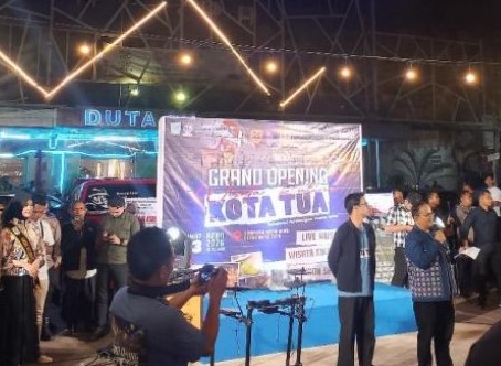 Walikota Jambi Maulana Luncurkan Kawasan Wisata Kuliner Kota Tua